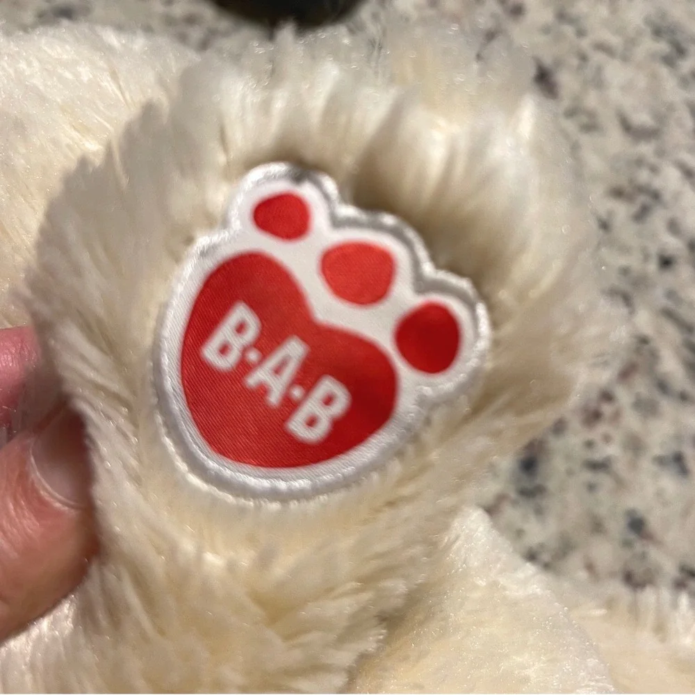 Build a Bear Workshop Cream Teddy Bear Plush‎ Stuffed Animal 